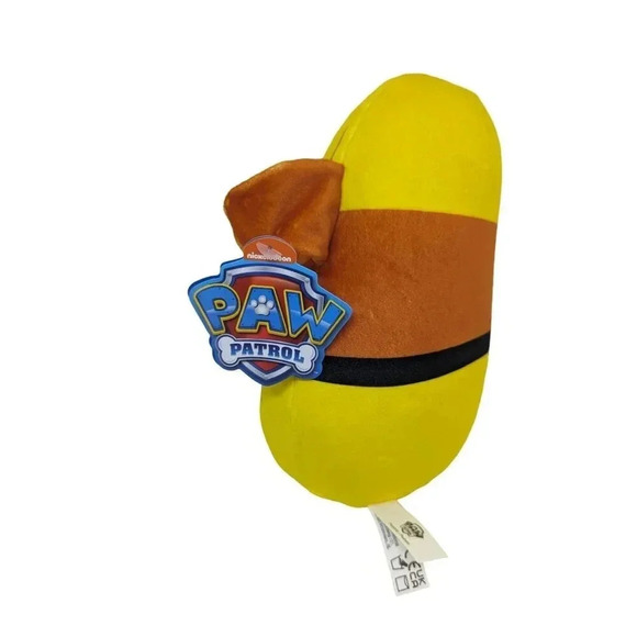 NWT Paw Patrol Rubble 8 Inch Squishy Plush Soft Toy - Picture 3 of 4